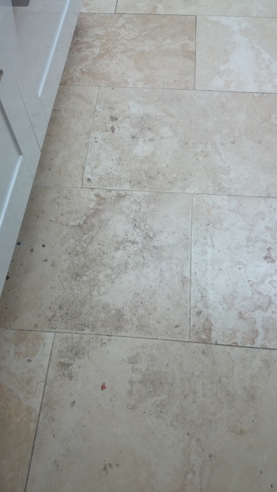 Crawley Travertine Floor Restoration