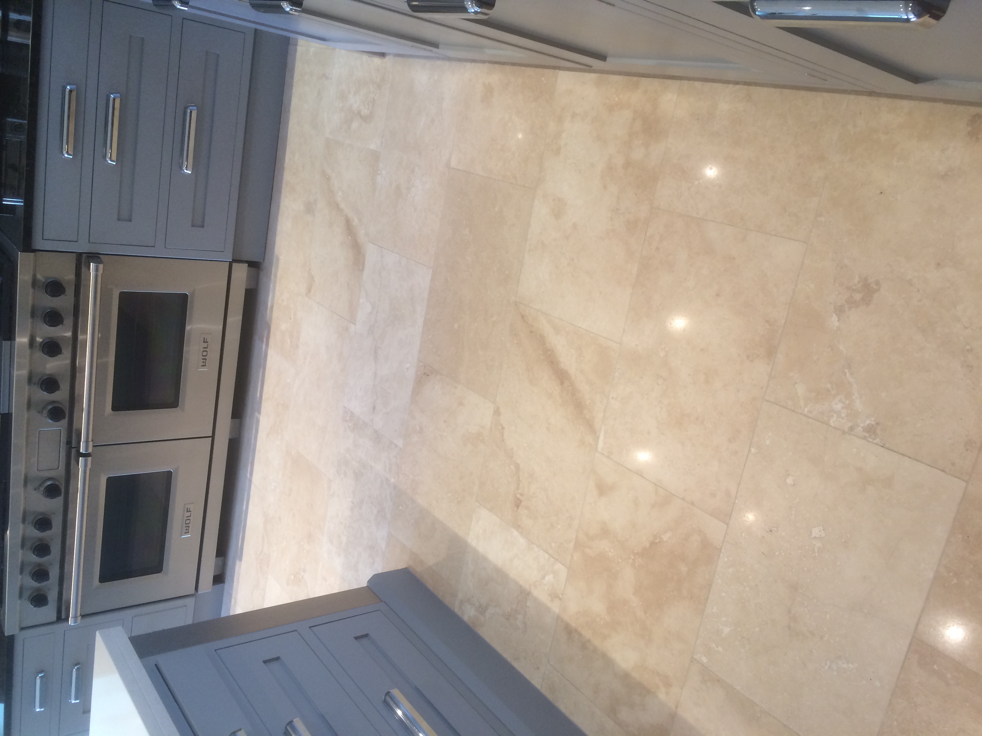 After Travertine Polishing