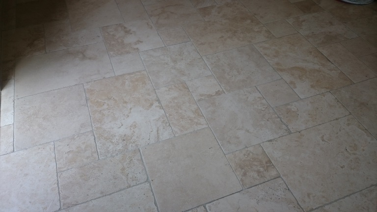 After Cleaning Travertine Floor Sevenoaks, Kent