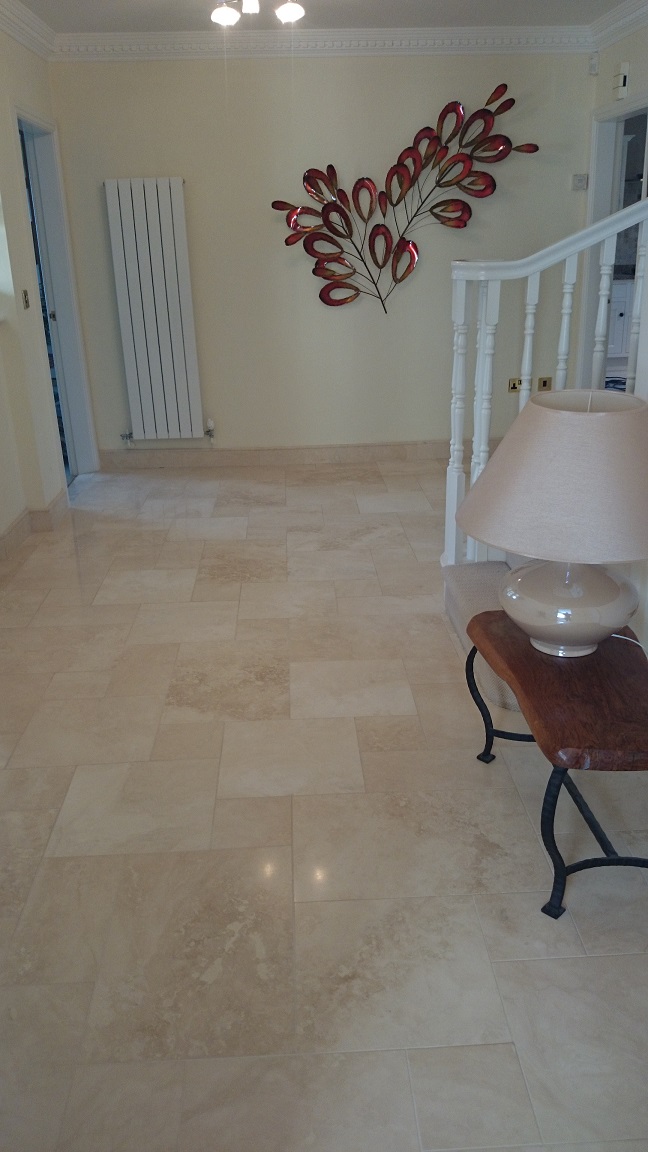 Travertine Floor Cleaning & Polishing